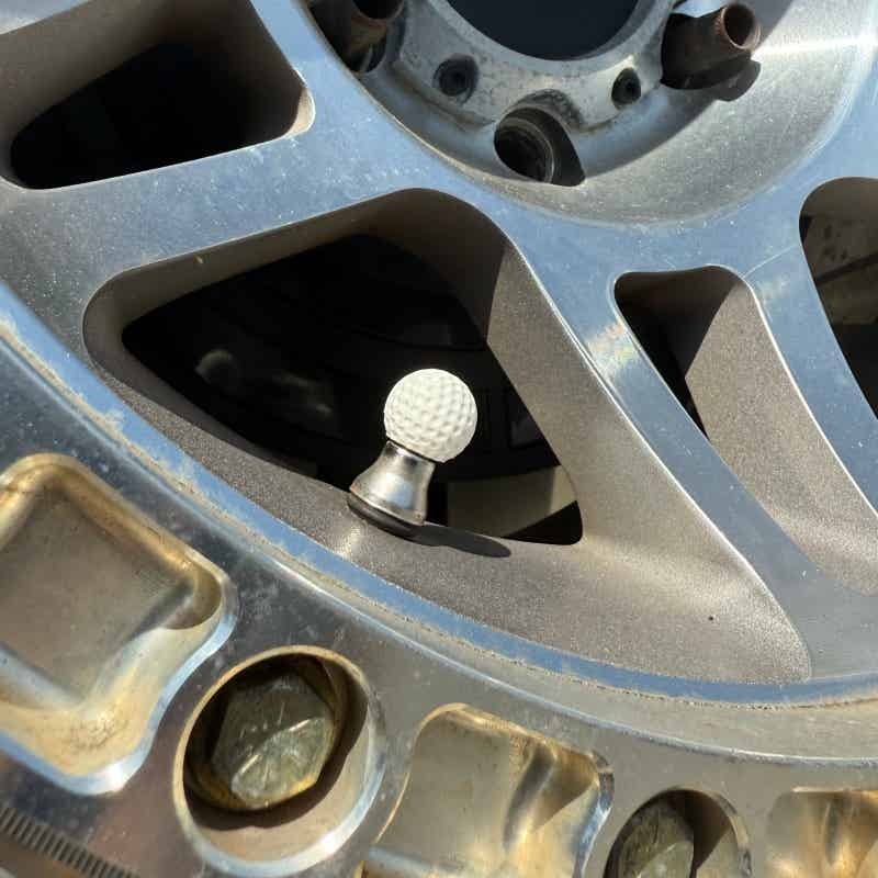 Golf Ball Style Tire Valve Ste - огляд і ціна Motorcycle Valve Cover
