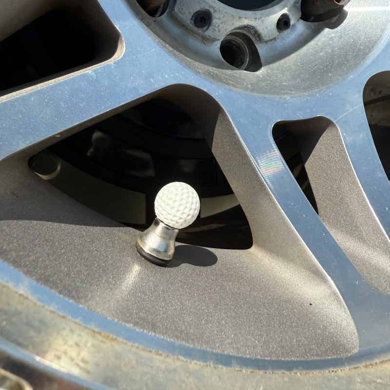 Golf Ball Style Tire Valve Ste - огляд і ціна Motorcycle Valve Cover