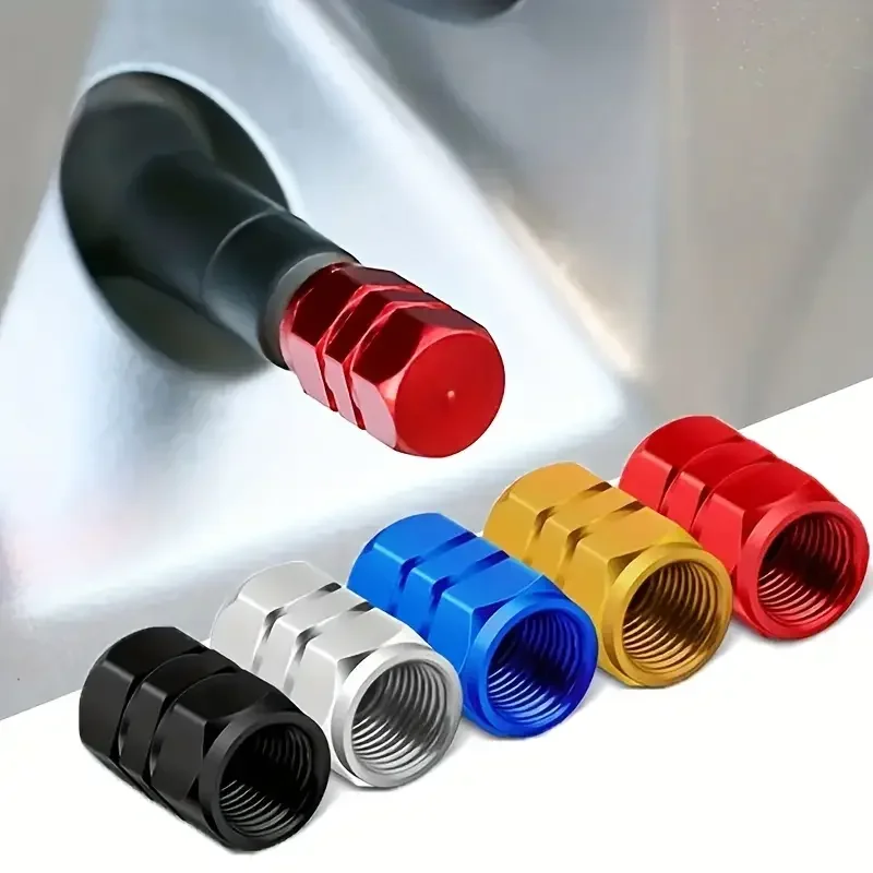 4Pcs Aluminum Tire Valve Caps  - огляд і ціна Motorcycle Valve Cover