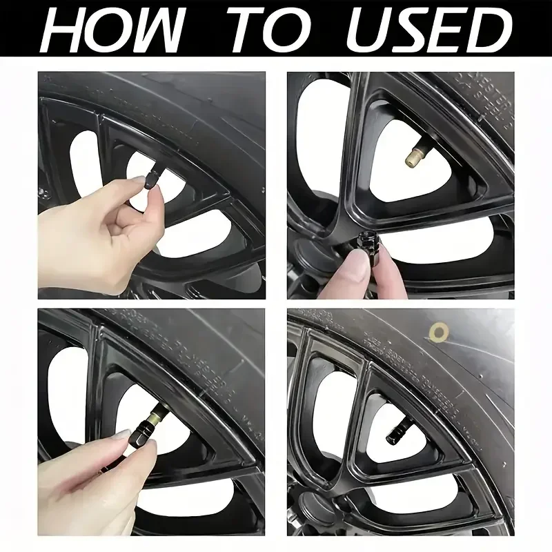 4Pcs Aluminum Tire Valve Caps  - огляд і ціна Motorcycle Valve Cover