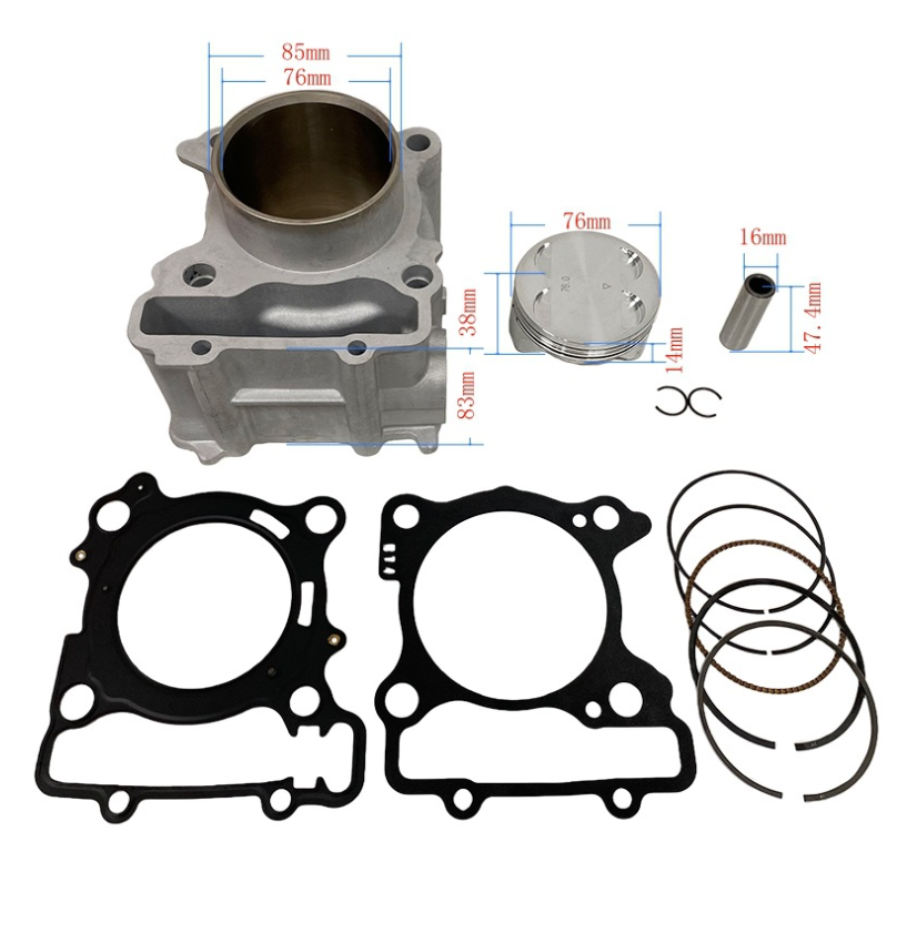 High Performance 76mm XMAX300  - огляд і ціна Motorcycle Cylinder