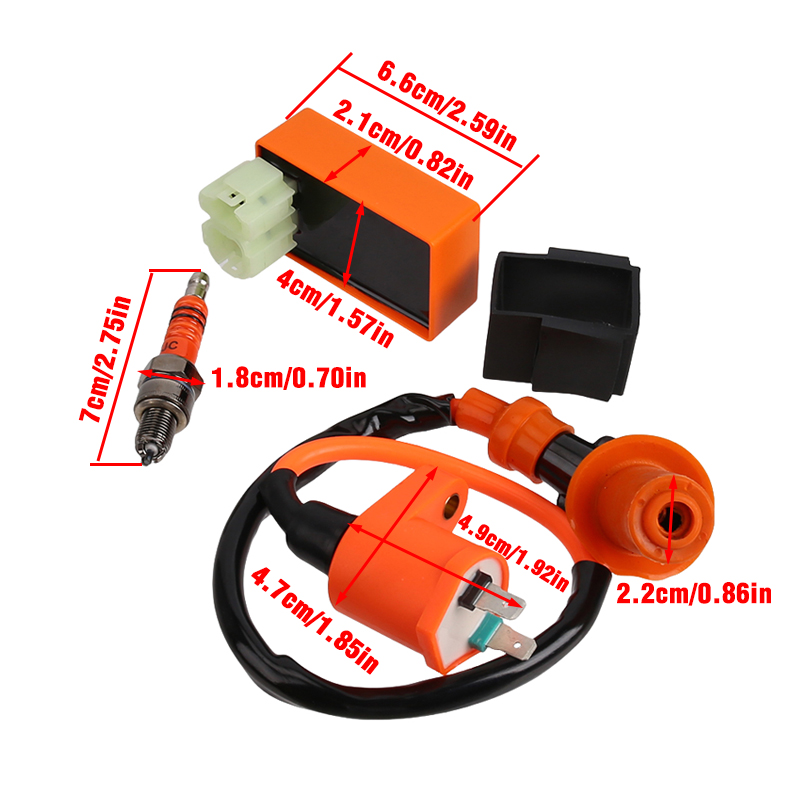 Ignition coil New set of motor - огляд і ціна Motorcycle Spark Plug